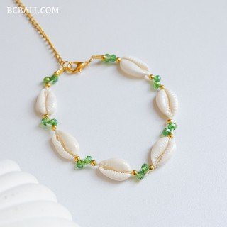 New Design Real Shell Bracelet by Balinese Artisans